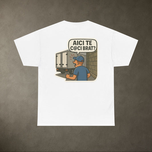 T-shirt "AICI TE C@CI BRAT ?" | DAFF Classic Edition
