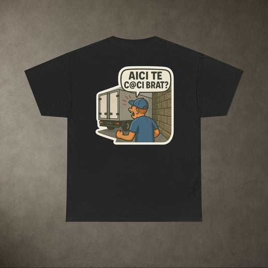T-shirt "AICI TE C@CI BRAT ?" | DAFF Classic Edition